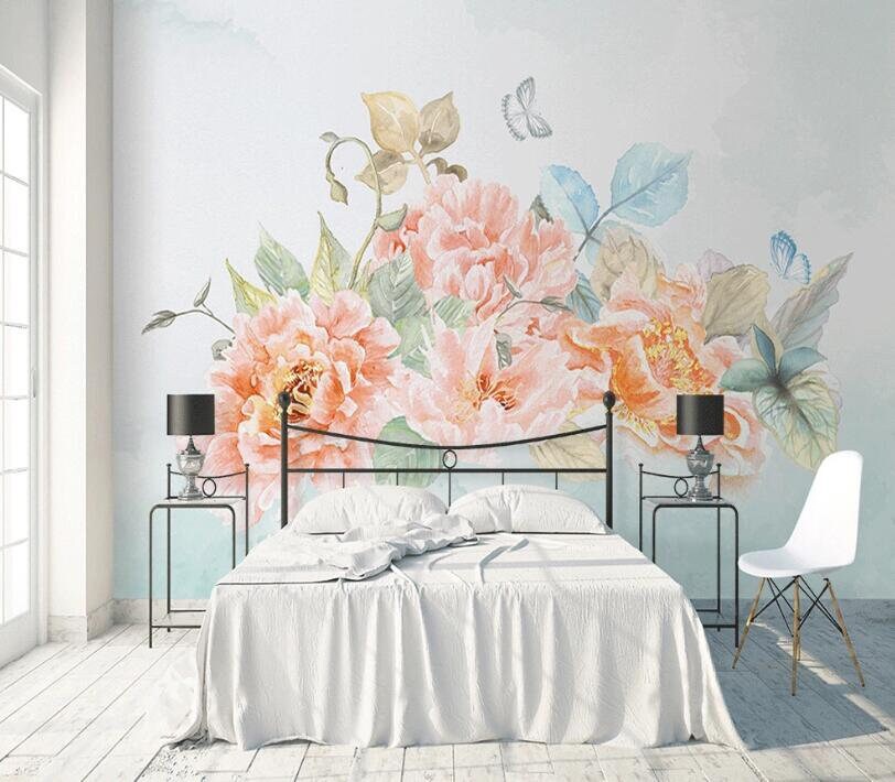 3D Pretty Flowers GNGN538 Wallpaper Mural Decal Mural Photo | Etsy