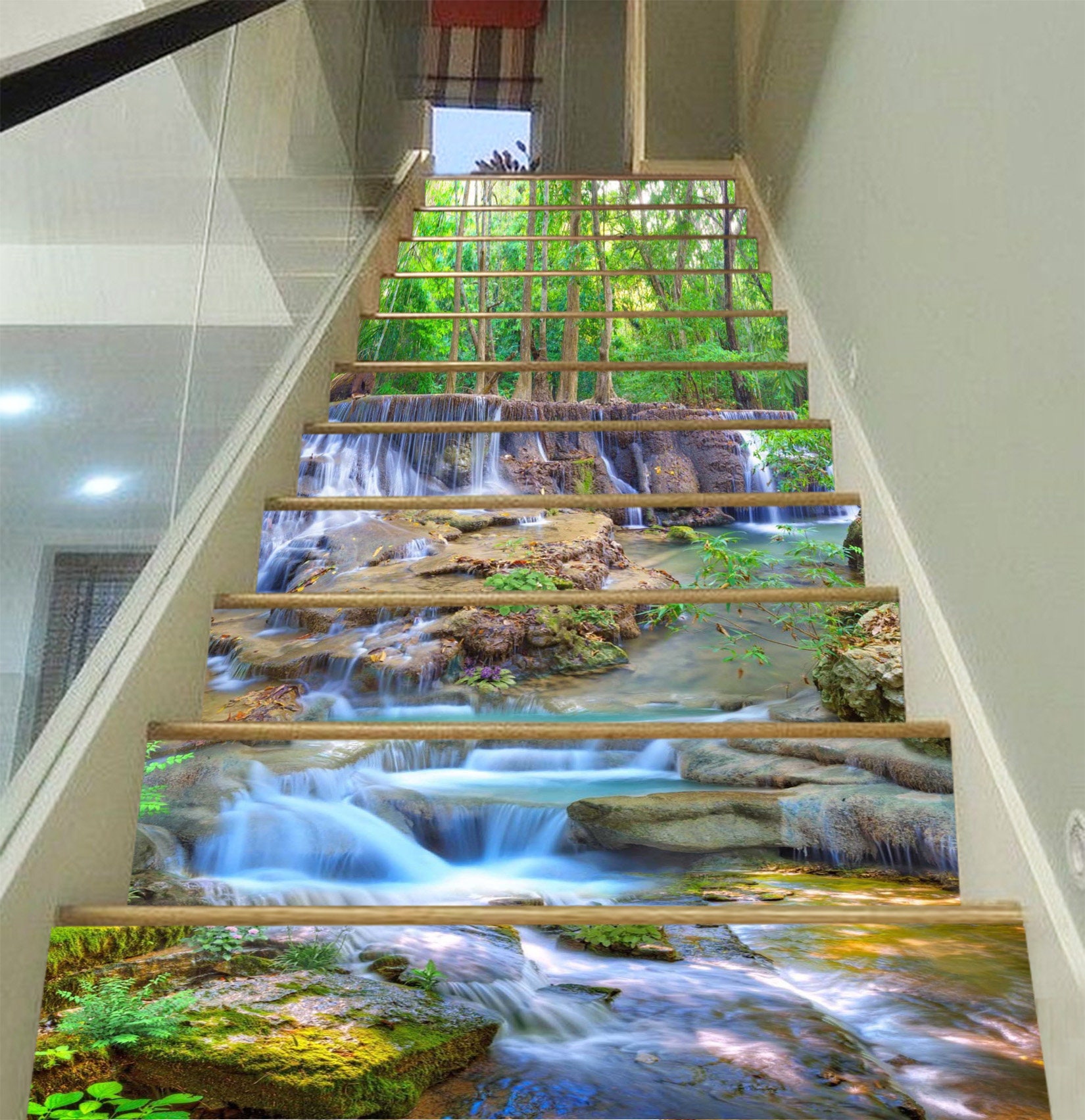 Home Décor Wall Decals & Murals Wall Décor 3D River Mountain KK469