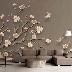 3D Spray Butterfly GN834 Wallpaper Mural Decal Mural Photo Sticker Decal Wall Self-Adhesive Wall Art Design 3d printed Removable Wallpaper