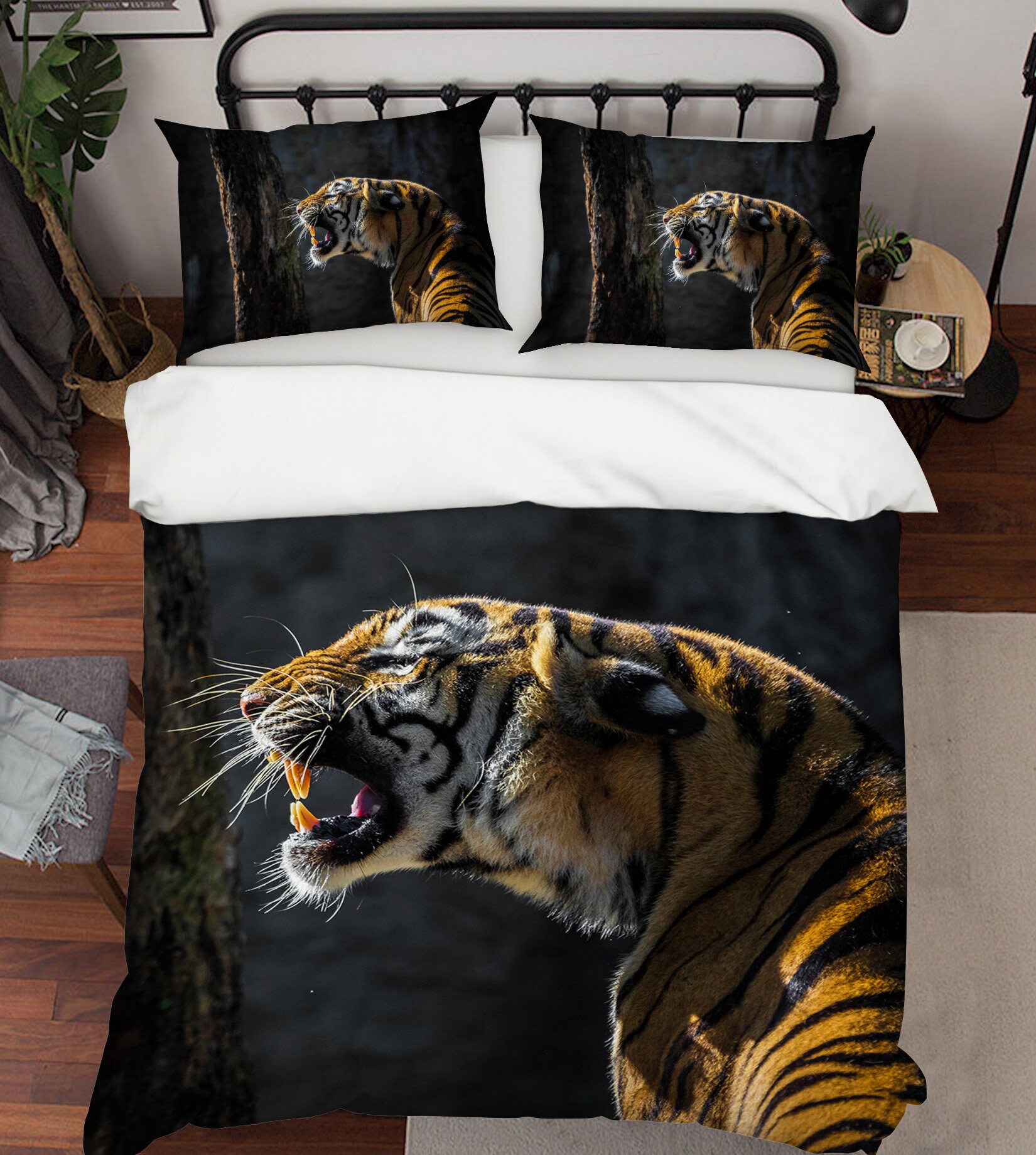 3D Tiger D291 Duvet Cover Bedding Set Quilt Cover Quilt Duvet Etsy