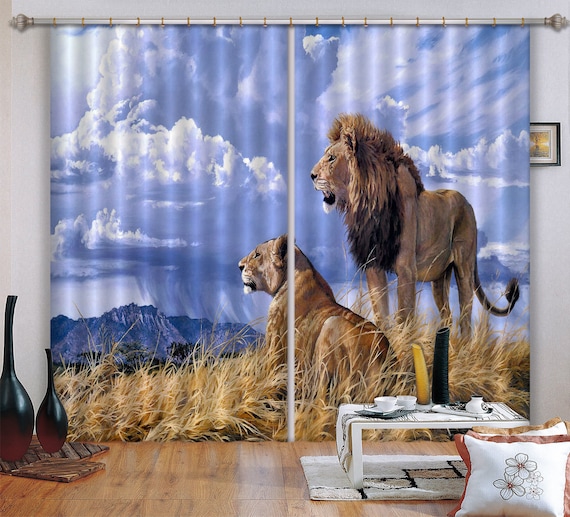 3D Bule Planet Blockout Photo Curtain Printing Curtains Drapes Fabric Window CA 