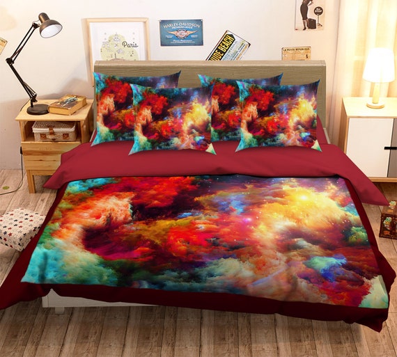 3D Colorful Cloud MM145 Duvet Cover Bedding Set Quilt Cover | Etsy