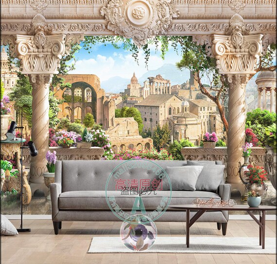 Buy 3D Ancient City GN407 Wallpaper Mural Decal Mural Photo Online in India - Etsy Buy 3D Ancient City GN407 Wallpaper Mural Decal Mural Photo Online in India - Etsy