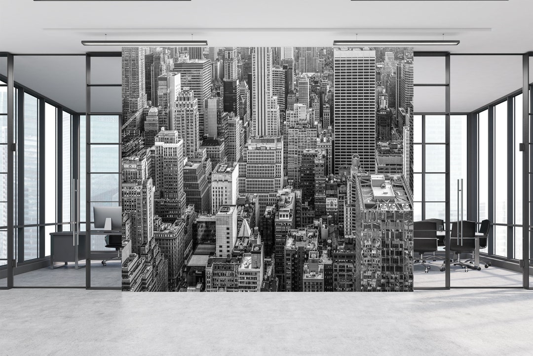 3D Dark City A1079 Wallpaper Mural Decal Mural Photo Sticker - Etsy