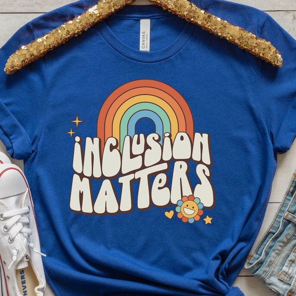 Inclusion Shirt, Retro Shirt, Equality Shirt, Diversity Shirt, Ability Awareness Shirt, Autism Awareness Shirt, Inclusion Matters Shirt