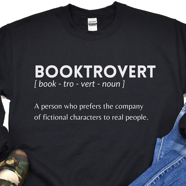 Booktrovert Shirt, Definition Shirts, Nerd Shirt, Bookish Shirts, Teacher Shirt, Librarian Shirt, Book Nerd Shirt, Library Lover, Bookworm