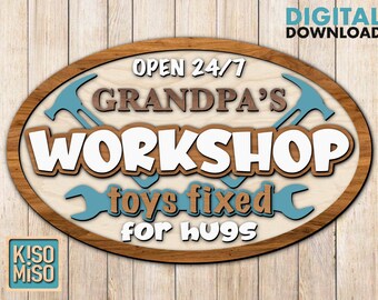 Download Papas Workshop Svg Etsy