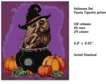 Death's-head Hawkmoth Even Peyote and Loom Patterns for Beaded Tapestry ...