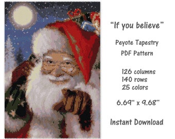 If you believe Peyote PDF Pattern, Peyote Tapestry Pattern, seed bead pattern, Peyote PDF pattern, miyuki delica pattern