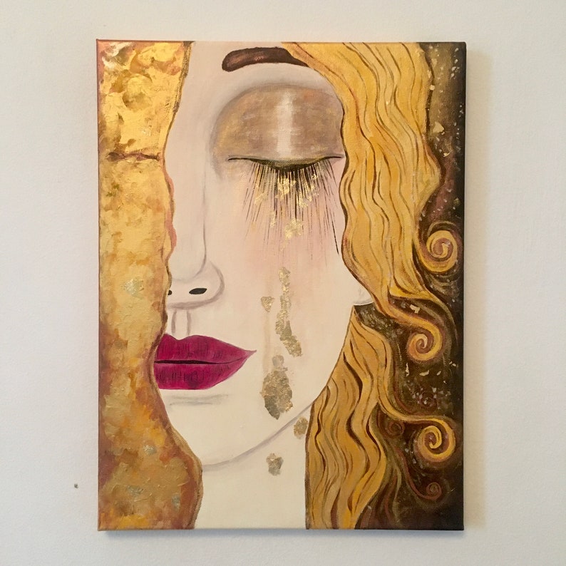 Freyas Tears by Anne Marie Zilberman Gustav Klimt Art Deco