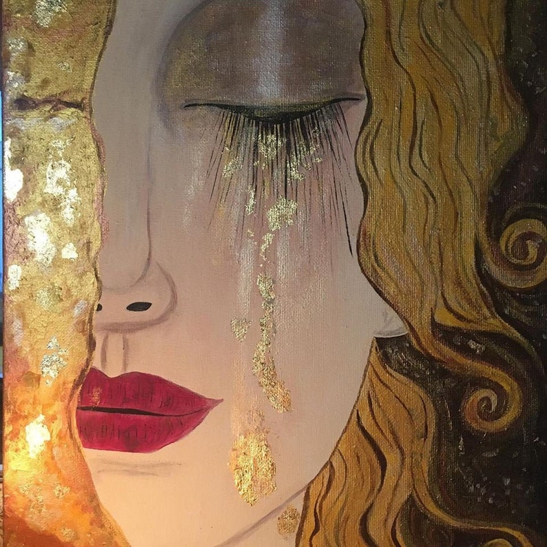 Freyas Tears by Anne Marie Zilberman Gustav Klimt Art Deco