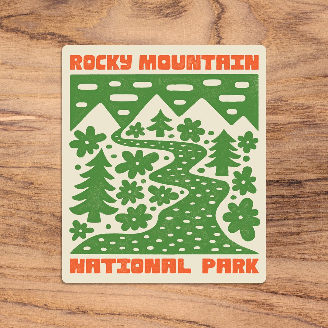 Rocky Mountain National Park Sticker Etsy