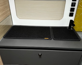 Capa de feltro para fogão e pia, compatível com os modelos Hobby e Fendt a partir de 2023.