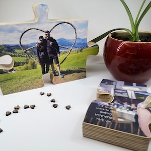 Photo puzzle, personalized photo puzzle, wood photo puzzle