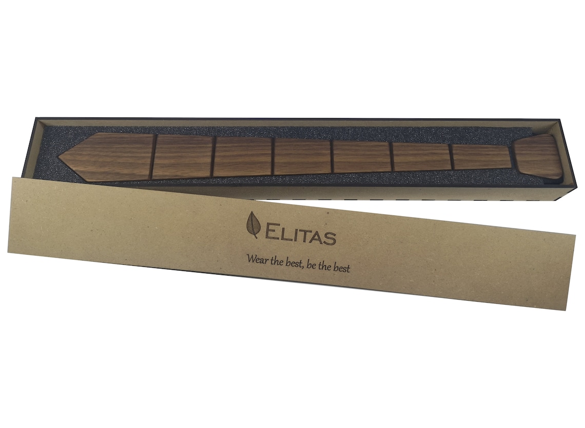 wooden neck tie