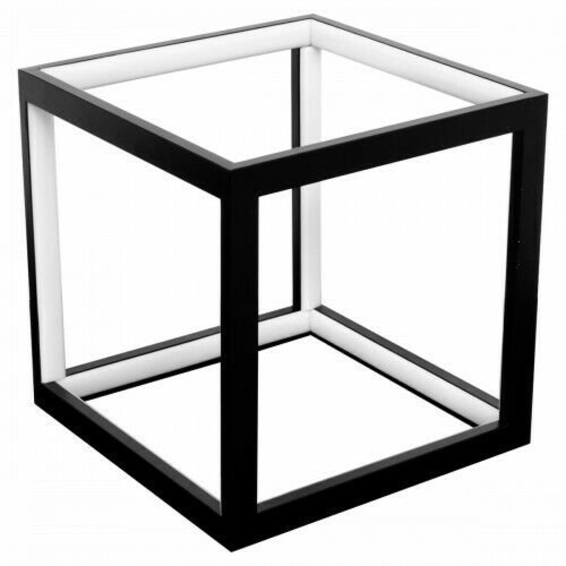 Led Black Box Lámpara de Mesa / Luz Muy Retro en diseño Etsy