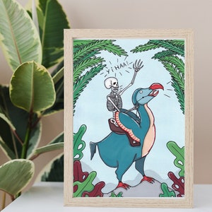 impression d'illustration originale et colorée style cartoon art, tirage d'art format A4/A5 sur papier de qualité, art print, affiche murale