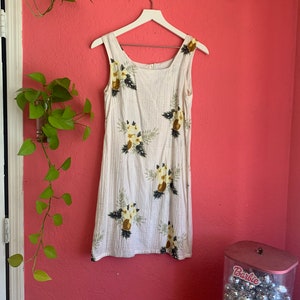 Y2K Tropical Floral Mini Dress