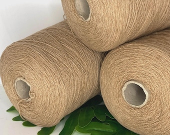 Cashmere Yarn Cone - Fingering Weight Wool Yarn for Knitting