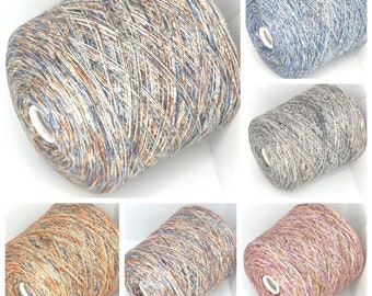 Socks Yarn Sale, Fingering Sock Weight Yarn, Four Plies Yarn on Cone for Crafts, Virgin Wool Socks, Multicolor Yarns