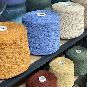 Tweedullgarn - Sportvikt för stickning och virkning - Silk Merino Mix Cone Yarn