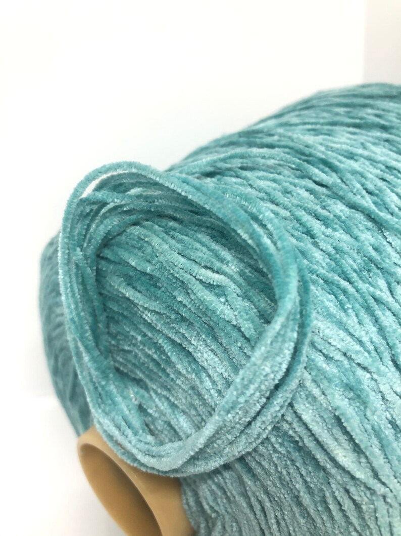 Electric Blue Velvet Soft Yarn Italian Yarn on Cone per 3.5oz Etsy