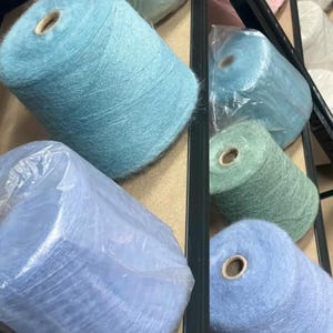 Mohair Yarn Cone - Italian Kid Mohair - Hand or Machine Knitting Cone