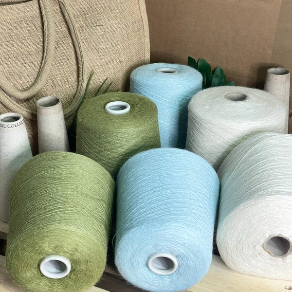 Baby Alpaca Yarn – Wool Lace Yarn Cone for Hand or Machine Knitting