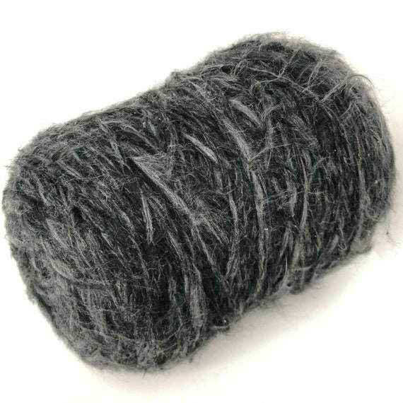 Soft Lana Wool Black Yarn on Cone per 400g Craft Knitting Crochet 