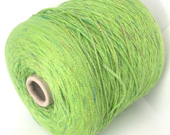 100g Creamy Viscose Yarn For Knitting Italian Yarn on Cone per 3.5oz