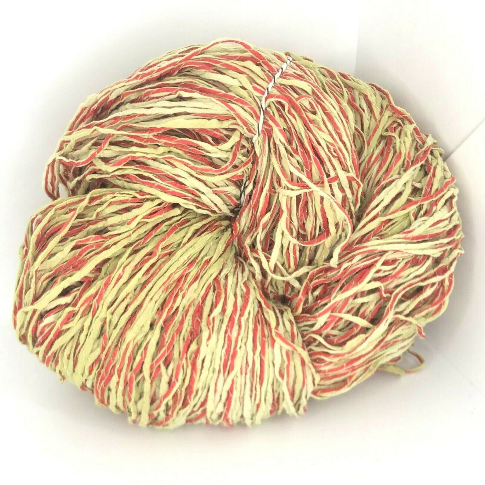 Cotton Yarn Hank Red Yellow Tape Pack 400g Crochet Craft Etsy UK