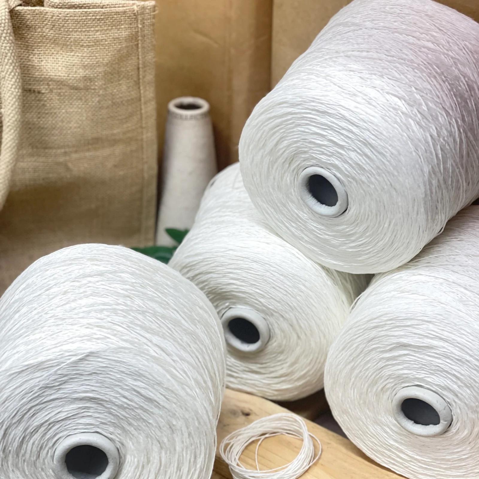 100% Linen Yarns, White Yarn on Cone, Sport Weight Yarn, Summer Yarns, Knitting Crochet Crafts