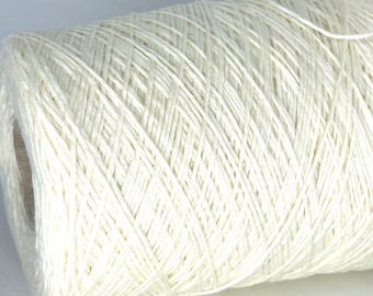 100 % laine mérinos, fil blanc laiteux sur cône, fil poids sport, fils artisanaux à tricoter, fils de laine royaux