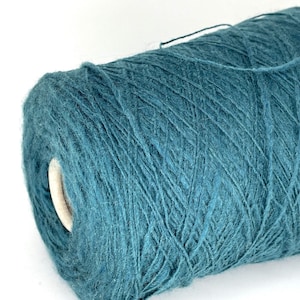 Dicke, dünne Wolle Garnmischung, Türkis-Blau Garn auf Kone, Fingering Weight Garn auf Kone, Maschinen- und Handstricken Garne
