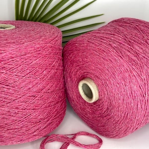 Seide Kaschmir Merinowolle Garn Kone, Rote Beete Rosa Garn Wolle, Sockengarn Garn Kone, Maschinen-Handstrickgarn