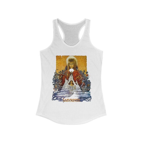 Labyrinth Legendary David Bowie Movie Women/'s Sleeveless Tank Top T Shirt