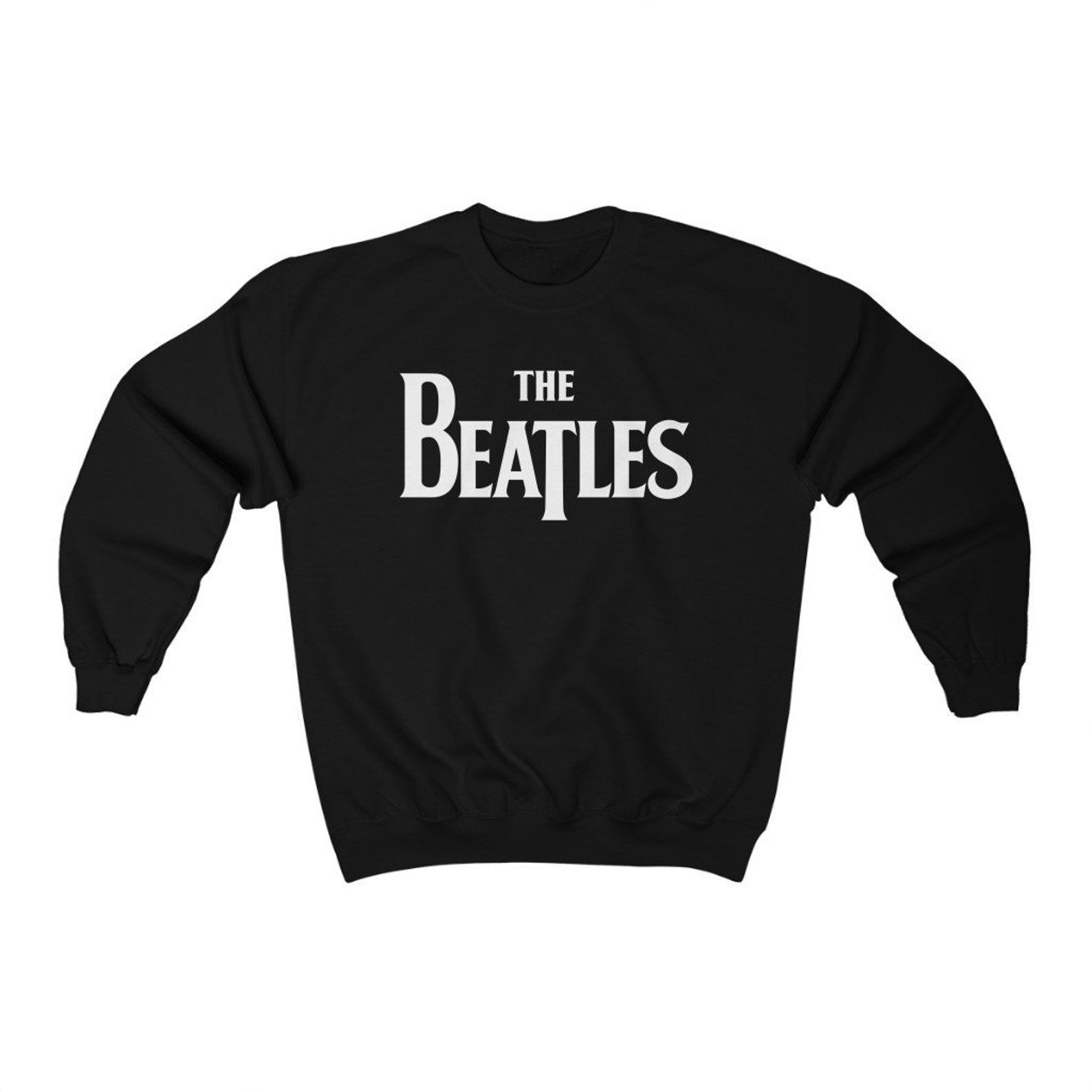 The Beatles White Logo Unisex Sweatshirt The Beatles Merch | Etsy