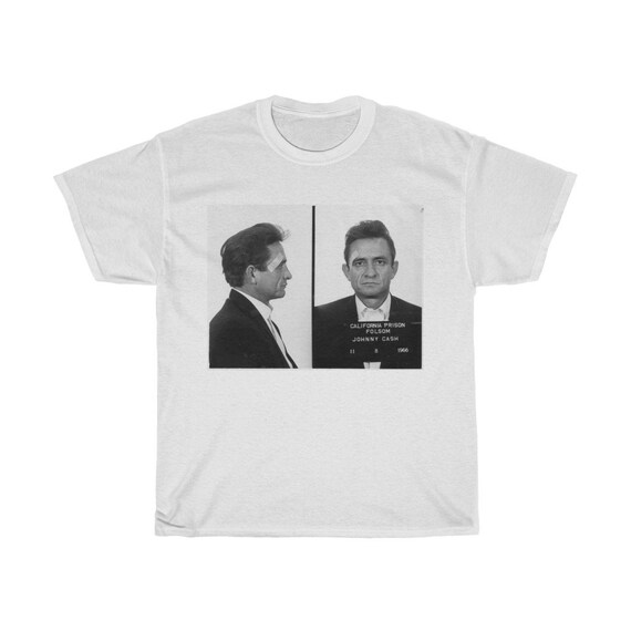 johnny cash mugshot shirt