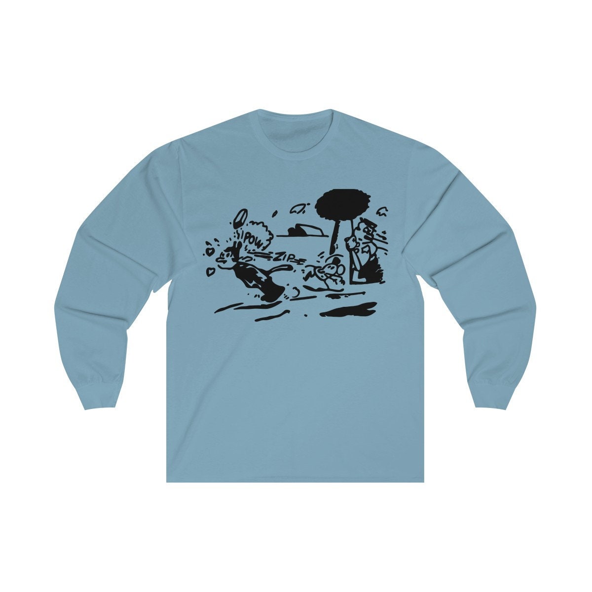 Jules' Krazy Kat Tshirt Pulp Fiction 1994 Adult Mens Etsy