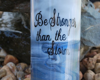 Be Stronger than the Storm Lighthouse 20 oz Tumbler