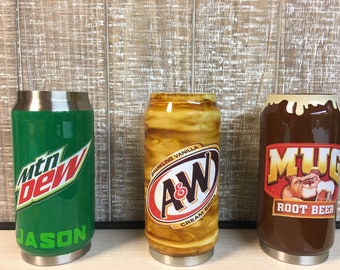 Soda Can Inspired tumbler