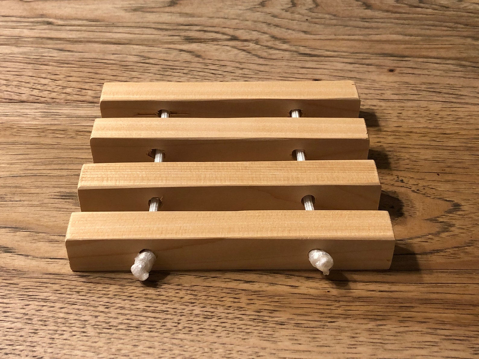 Cedar Wood Trivet / Hot Pan Holder / Hot Pot Holder / Rope Etsy