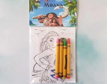 Download Moana Coloring Book Etsy