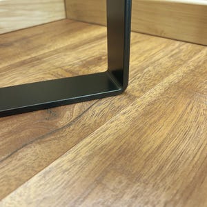 Metal Coffee Table Legs, U-Shape, 1/4" x 2" Flat Bar, Powder Coat image 13