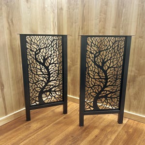 Metal Console Table Legs, H-Shape, Ficus Design, 1 1/2" Tube, Powder Coat zdjęcie 4