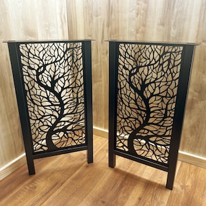 Metal Console Table Legs, H-Shape, Ficus Design, 1 1/2" Tube, Powder Coat zdjęcie 3