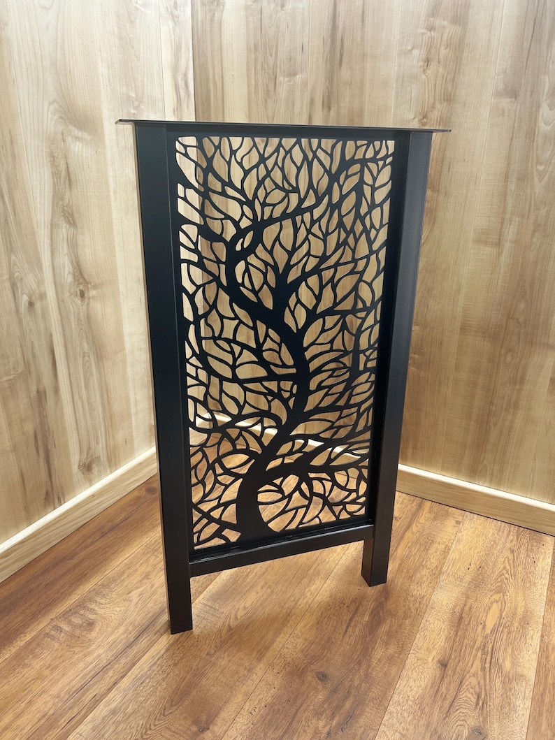 Metal Console Table Legs, H-Shape, Ficus Design, 1 1/2" Tube, Powder Coat zdjęcie 6