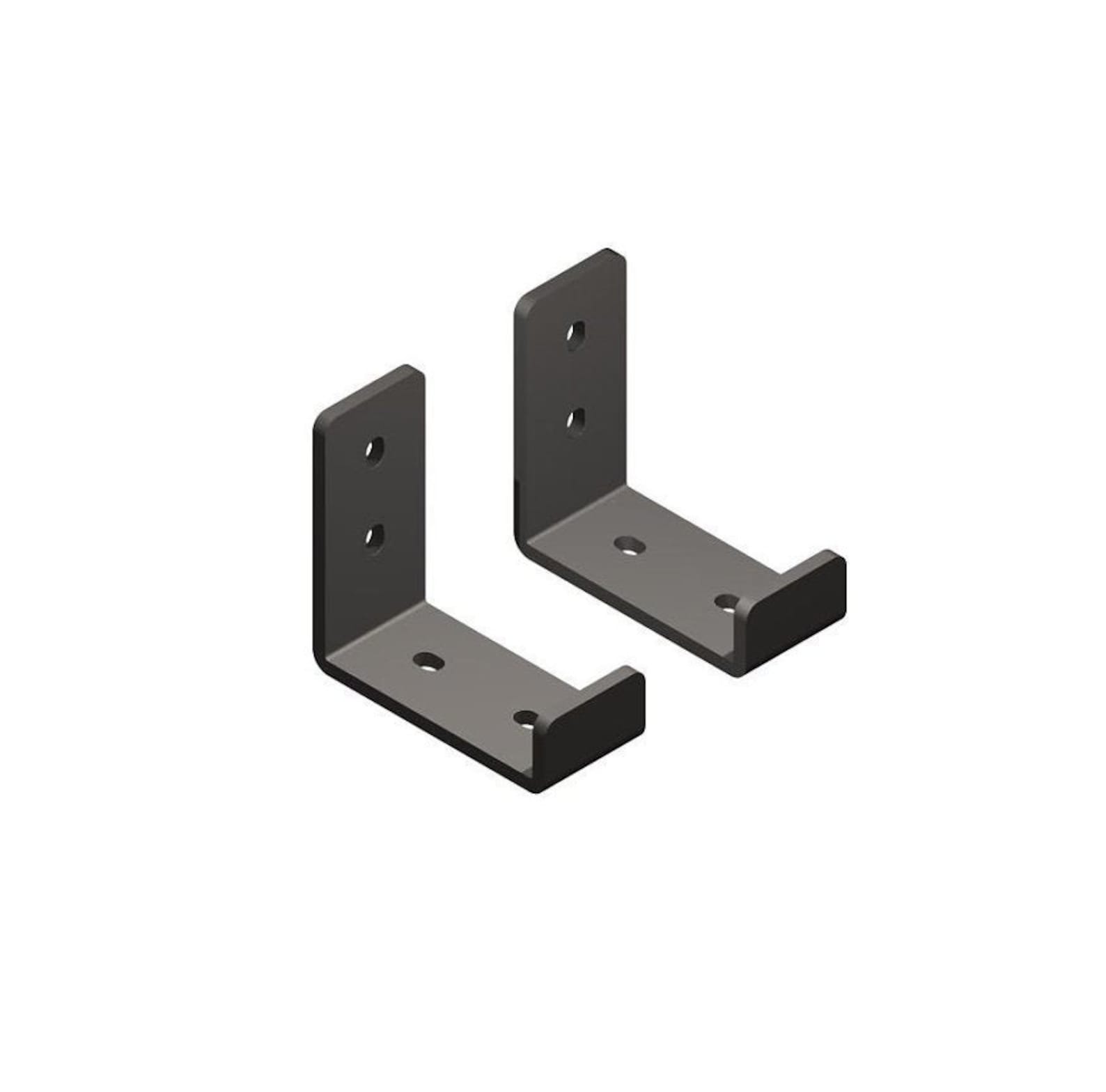 Metal Shelf Brackets J Shape 2 X 1/4 Flat Bar Etsy