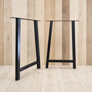 Metal Desk Table Legs, A-Shape, 2" Tube, Powder Coat