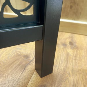 Metal Console Table Legs, H-Shape, Ficus Design, 1 1/2" Tube, Powder Coat zdjęcie 7